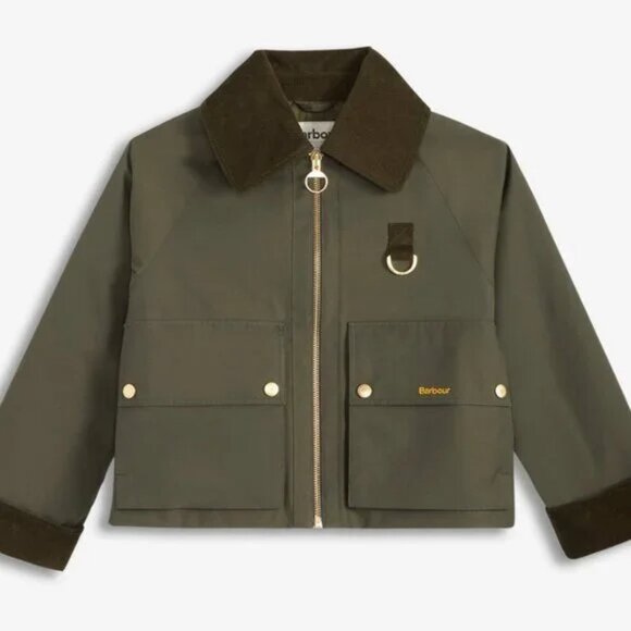 Barbour Nora Utility Jacket - Olive - Size 6 - NWT - Picture 2 of 7